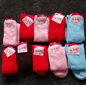 NWT Bundle of fuzzy long socks